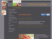 Tablet Screenshot of centreenergetique.com